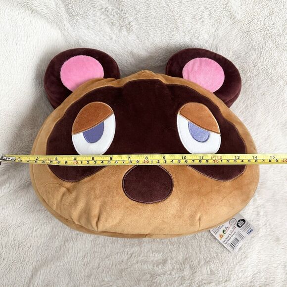Animal Crossing Club Mochi Mochi 15" Tom Nook Super Soft Plush Pillow Tomy - Picture 6 of 6